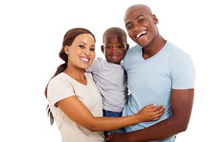 Parents with child