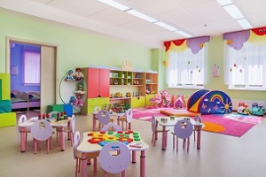 A nursery classroom layout
