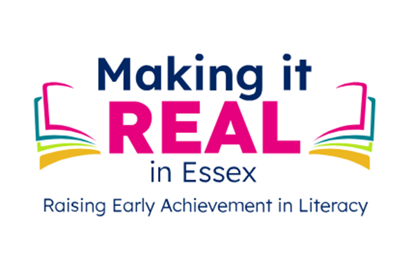 Nursery practitioner and children at a small table